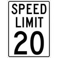 Nmc Speed Limit 20 Sign, TM20K TM20K